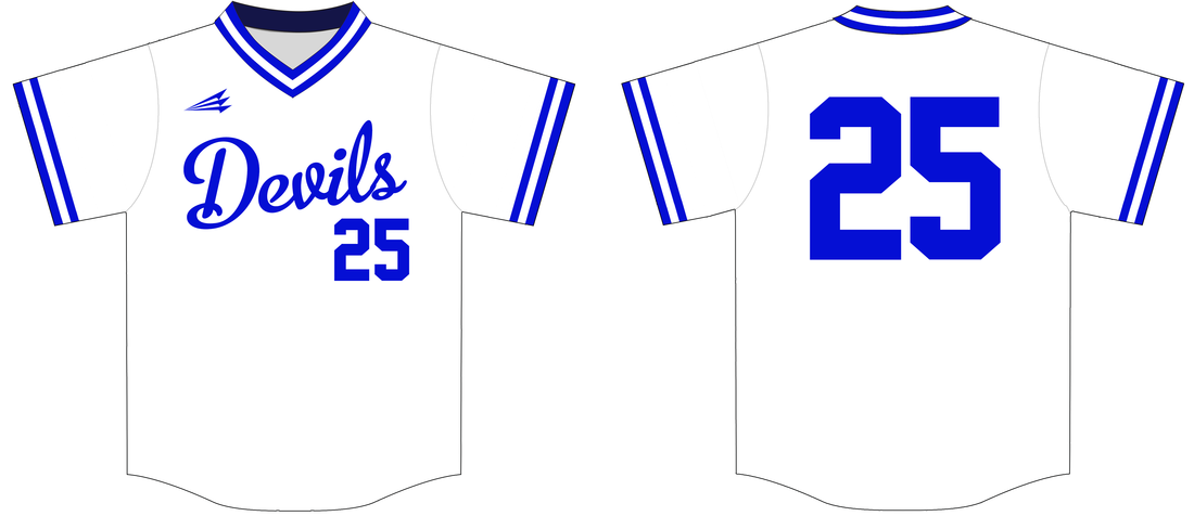 Blue Devils Baseball Custom Baseball Jerseys