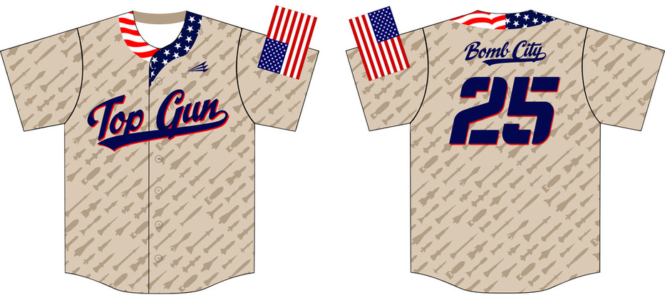 Top Gun 2016 Custom Baseball Jerseys (North)