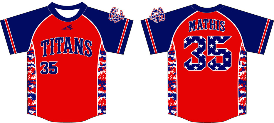 Carolina Titans Custom Baseball Jerseys