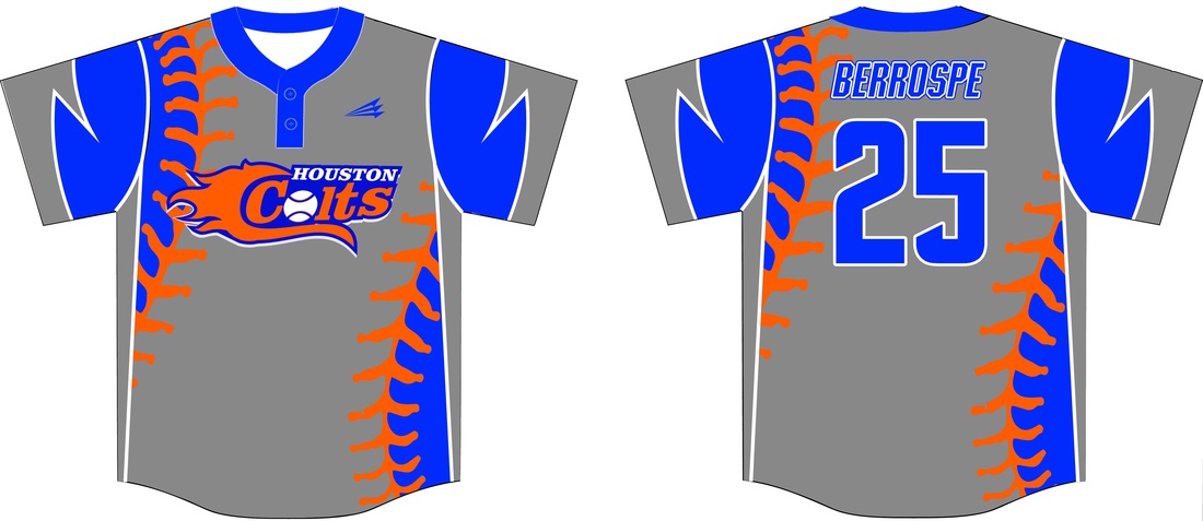 Houston Colts Custom Baseball Jersey Design #5