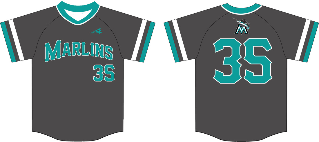 Midwest Marlins Custom Baseball Jerseys