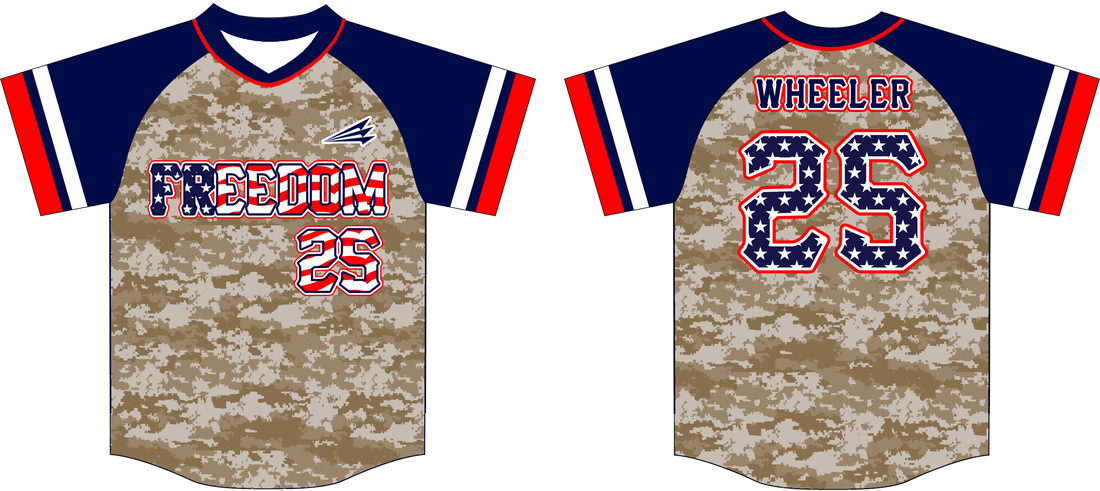 Freedom Custom Camo Softball Jerseys