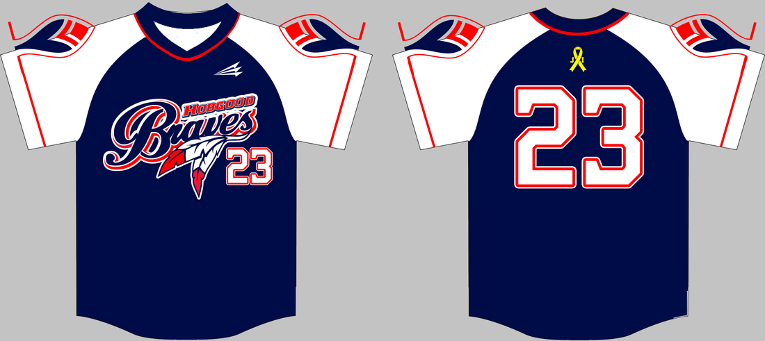 Clifton Braves Baseball Sublimated Game Jersey
