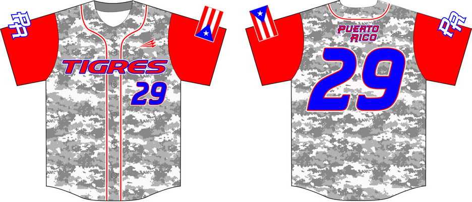 Puerto Rico 2023 World Baseball Custom Jersey - All Stitched - Nebgift