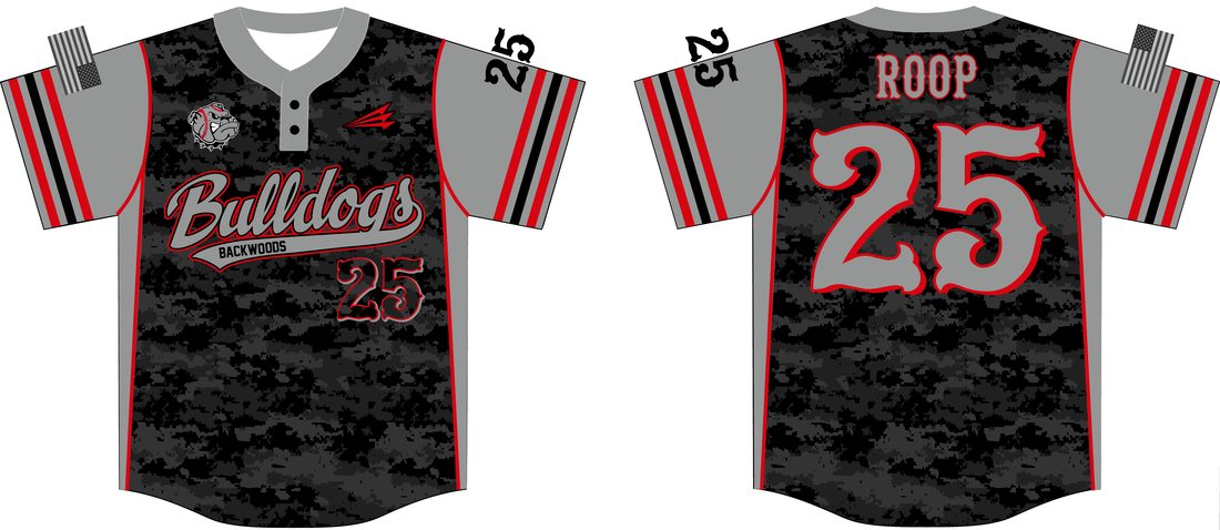 Black Knights (Katz) Custom Camo Baseball Jerseys