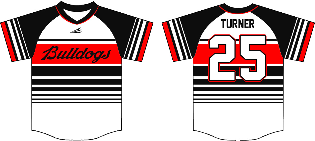 Bulldogs Baseball custom jersey created at Kings Sports & Awards