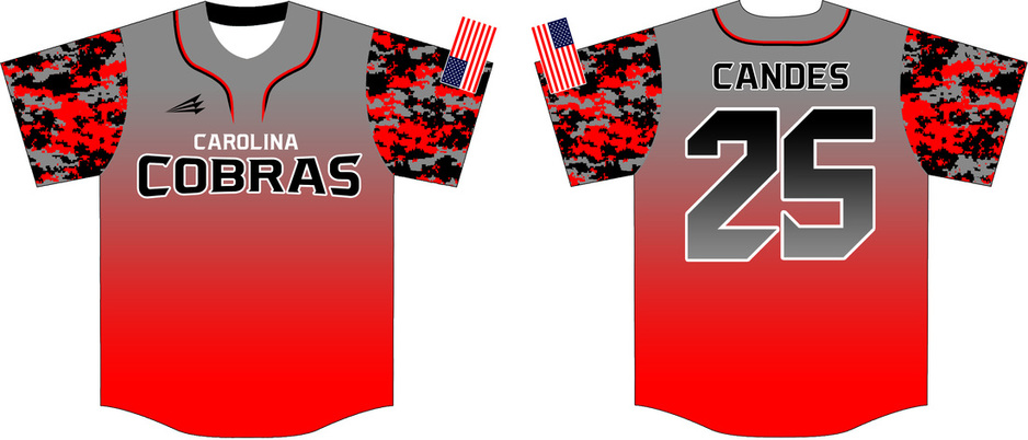 Cane Bay Cobras Custom Throwback Baseball Jerseys