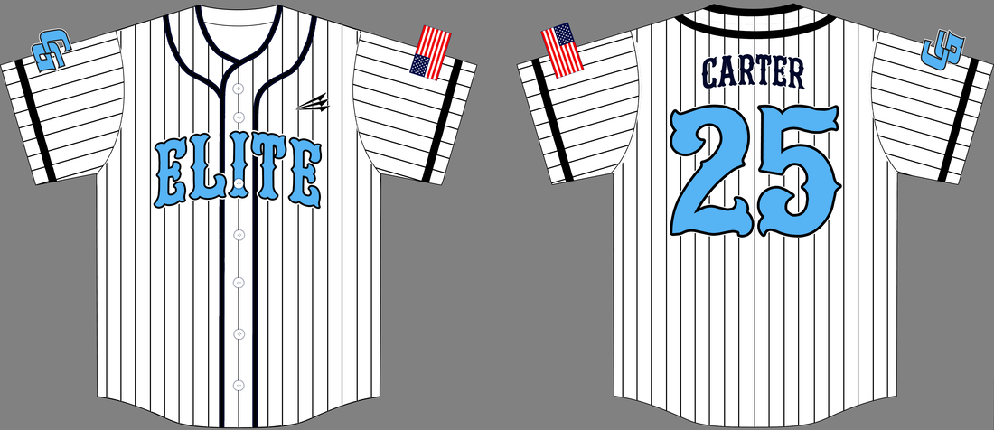 Cg Elite Custom Pinstripe Baseball Jerseys