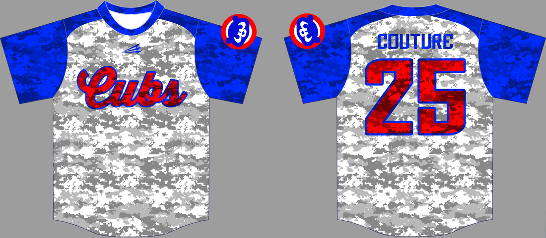 Cubs (Couture) Custom Camo Baseball Jerseys - Custom Baseball