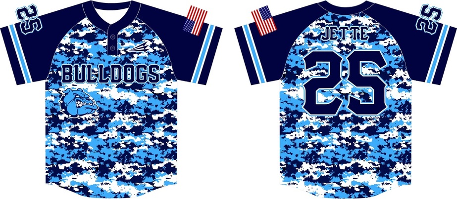 Elite Camo Digital BB Jersey SS 2-Button - Fully Sublimated