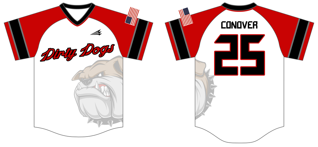 Dogs Gray Orange Cartoon Custom Name And Number Baseball Jersey Shirt