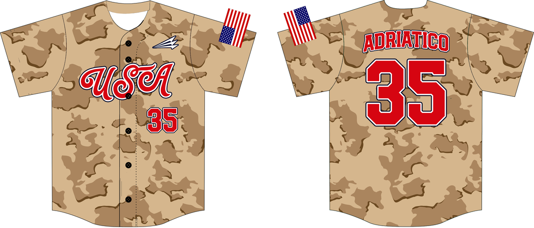 Military Baseball Custom Camo Baseball Jerseys