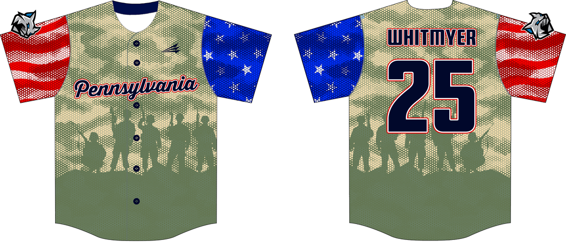 Pennsylvania College of Technology Custom Patriotic Baseball Jerseys