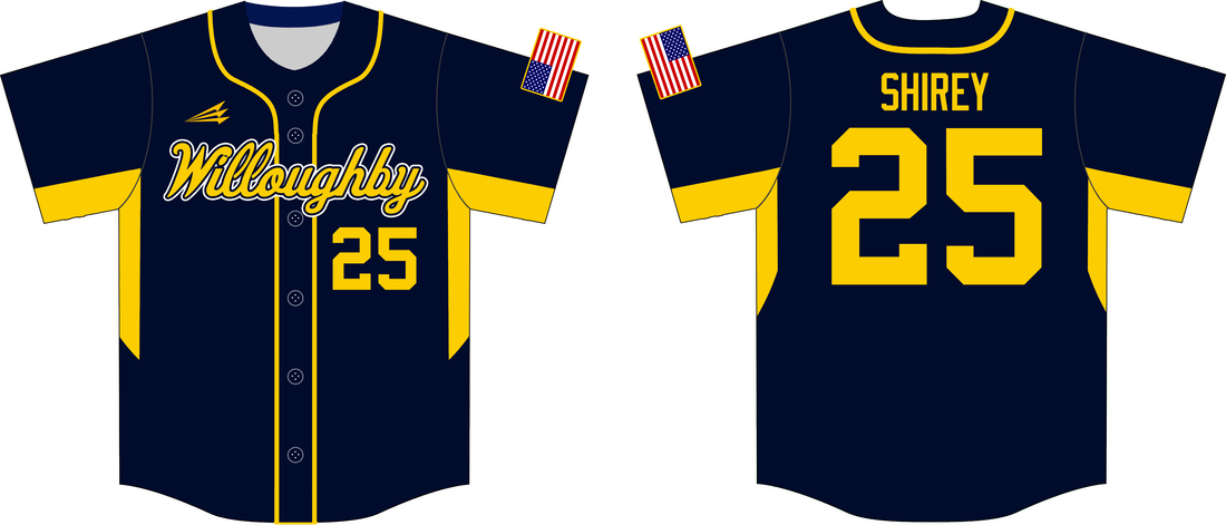 Willoughby Police Custom Traditional Baseball Jersey