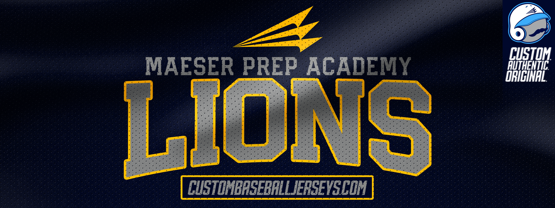 Maeser Prep Academy Lions Custom Pinstripe Baseball Jerseys