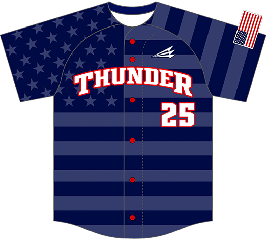Patriotic Baseball Jersey Lightroom - Triton Custom Sublimated