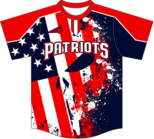 Kingwood Aces Custom Patriotic Baseball Jerseys - Triton Mockup Portal