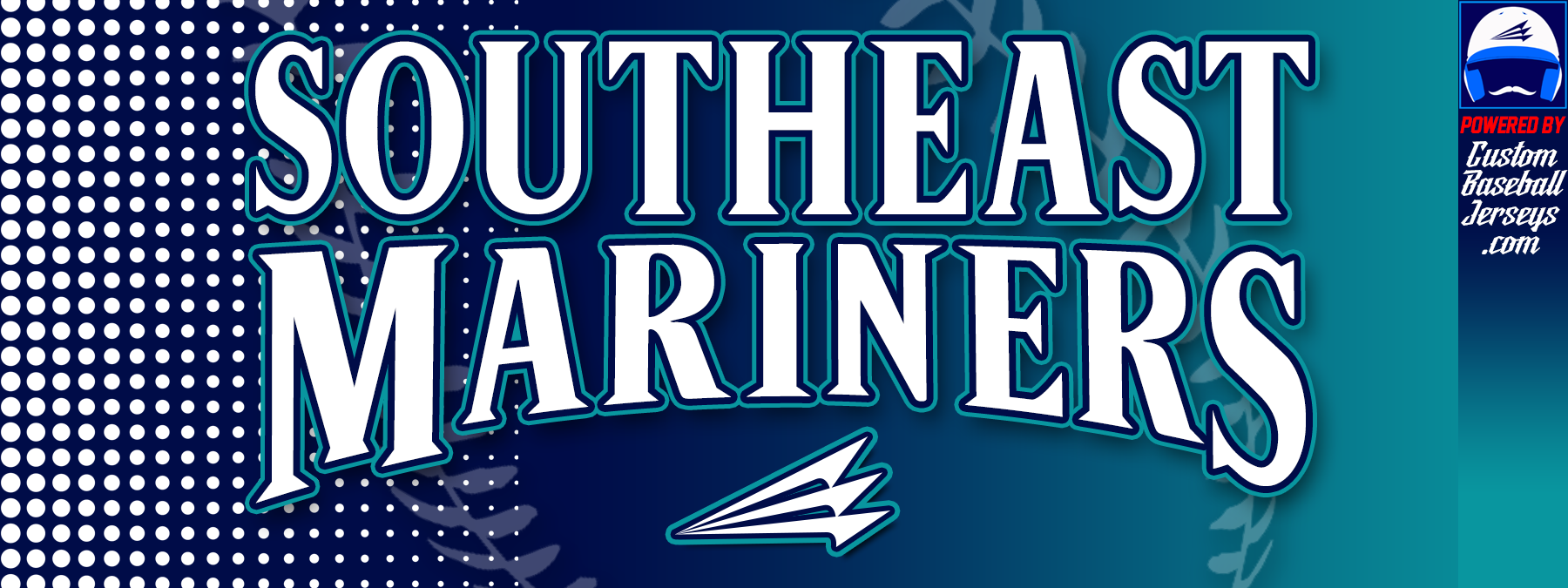 Southeast Mariners Custom Pinstripe Baseball Jerseys