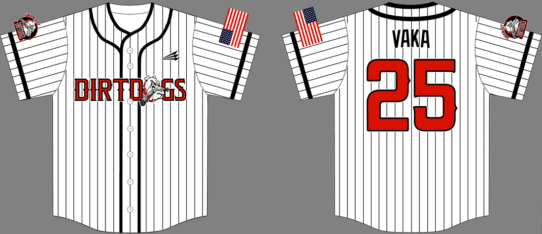 White Stripe Black Custom Full Button Baseball Jerseys
